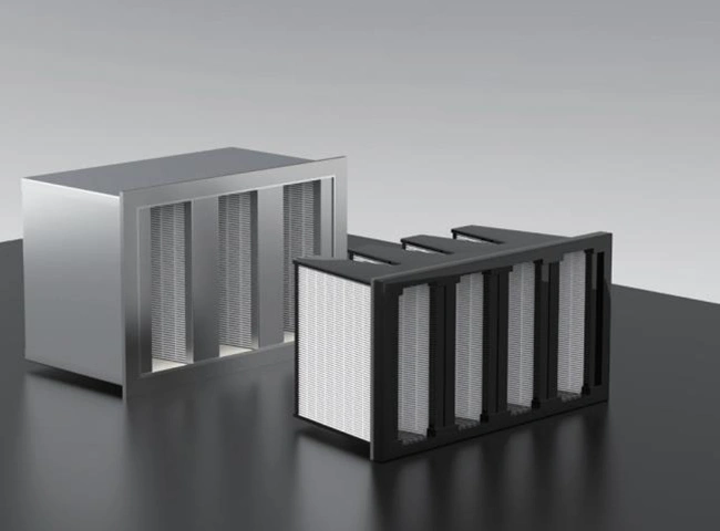 Pleated series filter (V type)
