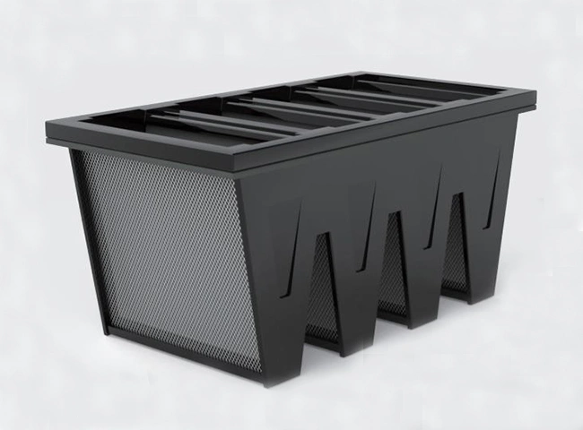 V-shaped activated carbon filter (granular)