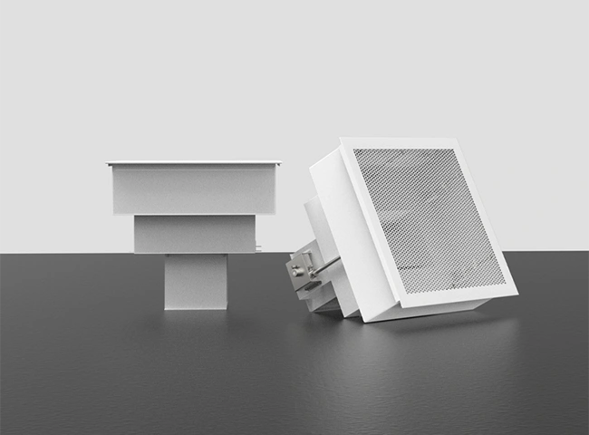 Downward-adjustable high-efficiency air supply vent