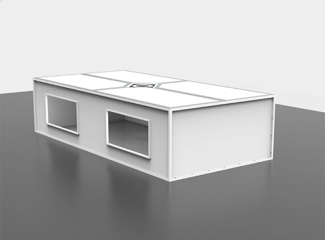 Laminar flow purification air supply ceiling